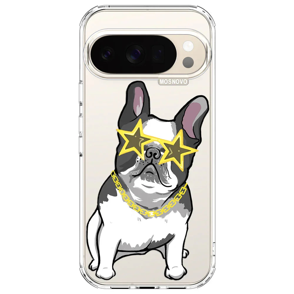 Cool French Bulldog Phone Case - Google Pixel 10 Pro Case MOSNOVO Cool French Bulldog Phone Case - Google Pixel 10 Pro Case MOSNOVO