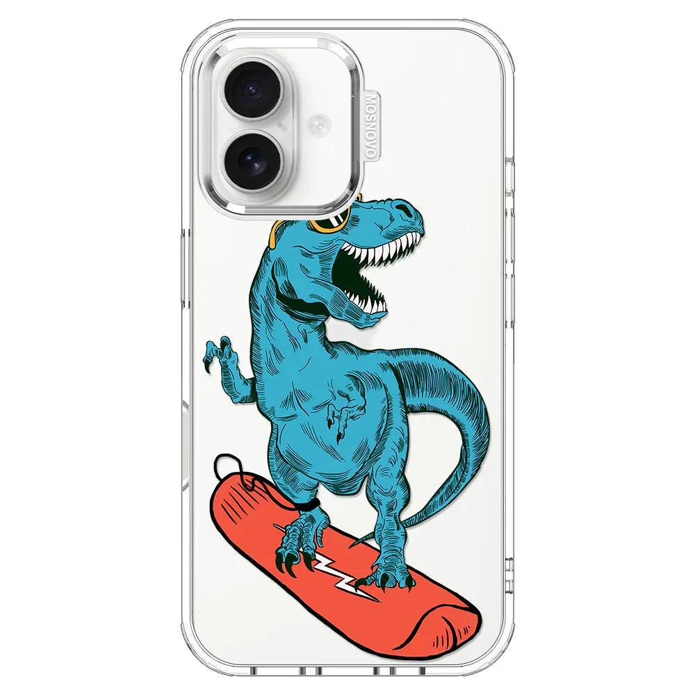 Surfing Dinosaur Phone Case