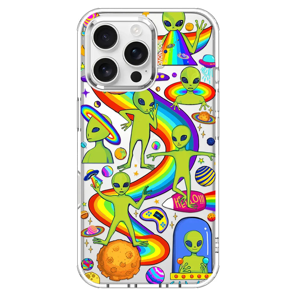 Funny Alien Phone Case - iPhone 16 Pro Max Case – MOSNOVO