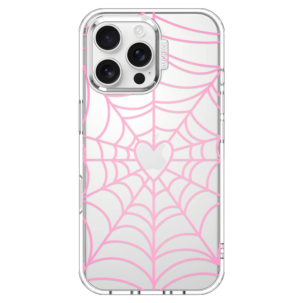 Pink Spiderweb Phone Case