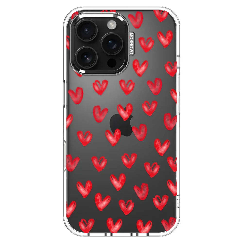 Cute Little Hearts Phone Case - iPhone 16 Pro Max Case – MOSNOVO