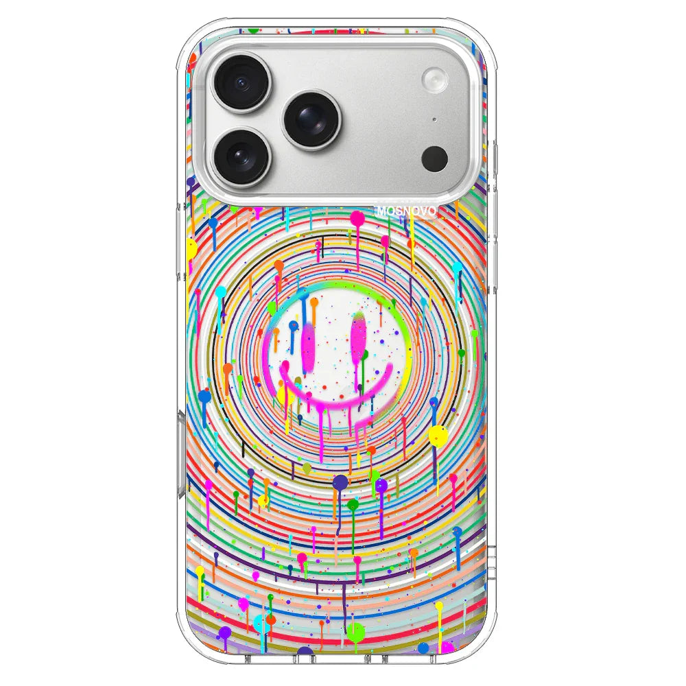 Dripping Smile Art Phone Case - iPhone 17 Pro Max Case – MOSNOVO