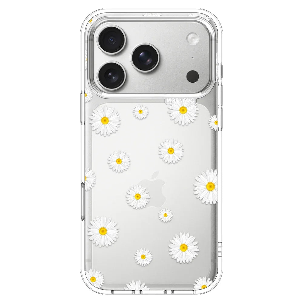 White Daisy Phone Case - iPhone 17 Pro Case – MOSNOVO