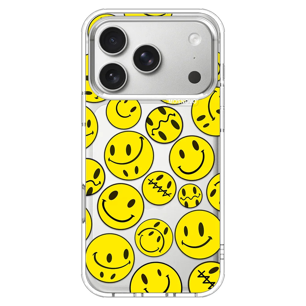 Smiley Face Phone Case - iPhone 17 Pro Case – MOSNOVO