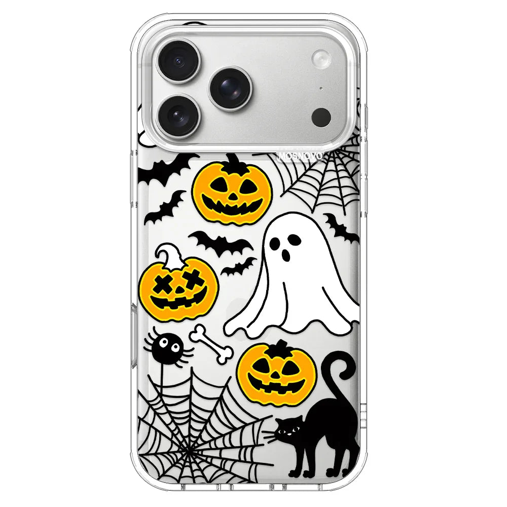 Halloween Pumpkin Phone Case - iPhone 17 Pro Max Case MOSNOVO Halloween Pumpkin Phone Case - iPhone 17 Pro Max Case MOSNOVO