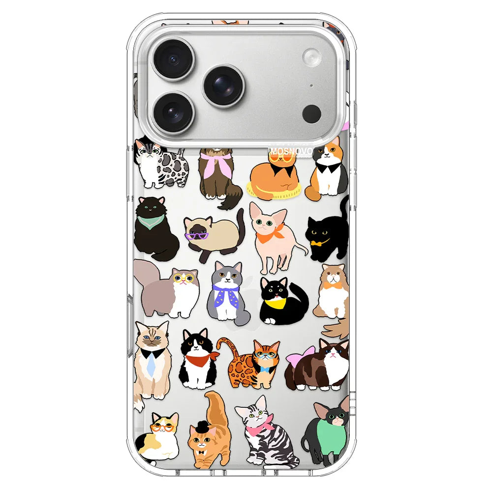 Cute Cat Phone Case - iPhone 17 Pro Max Case – MOSNOVO