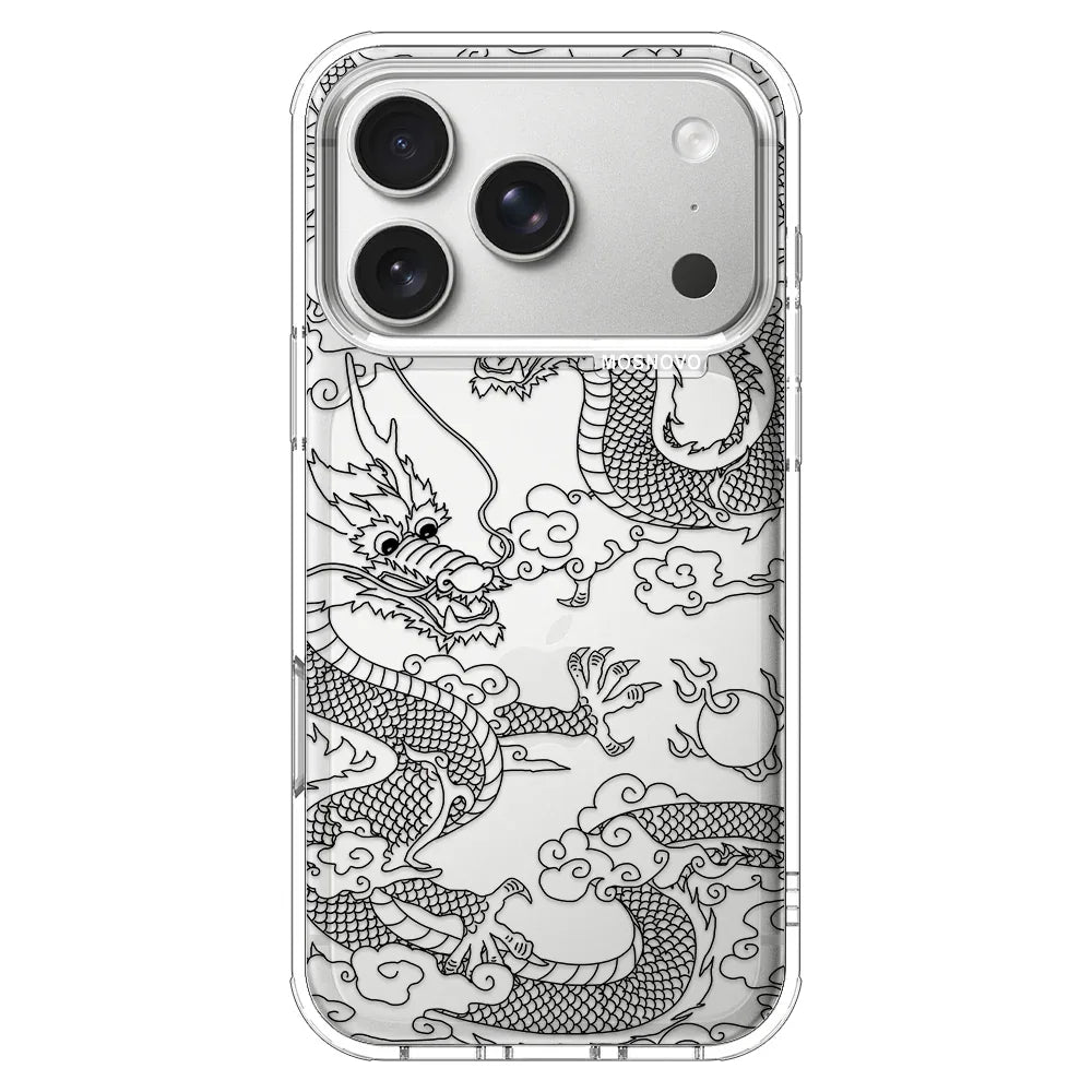 Black Dragon Phone Case - iPhone 17 Pro Case – MOSNOVO