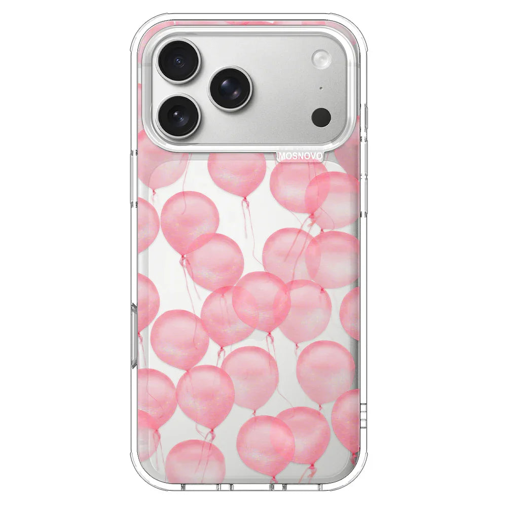 Pink Ballons Phone Case - iPhone 17 Pro Max Case – MOSNOVO
