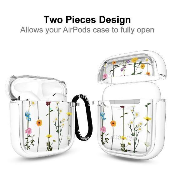 Wild Flowers Floral AirPods 1/2 Case - MOSNOVO