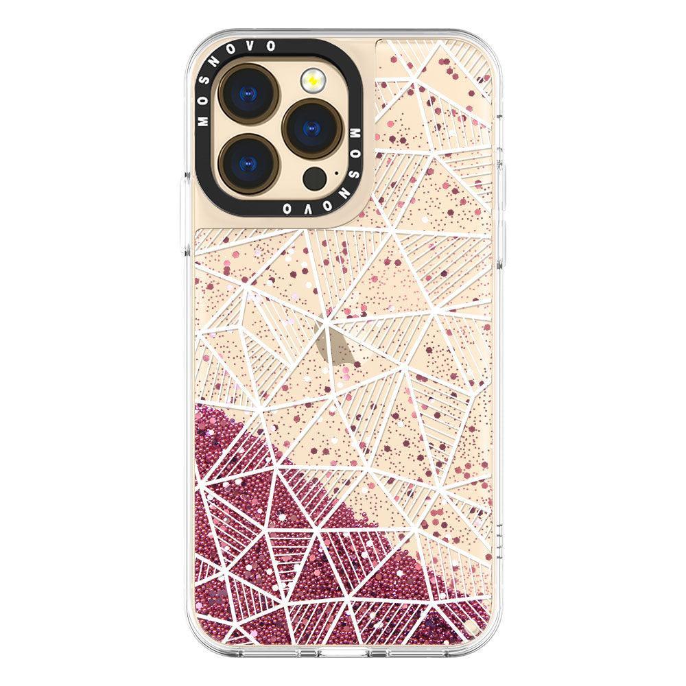 3D Bargraph Glitter Phone Case - iPhone 13 Pro Case - MOSNOVO