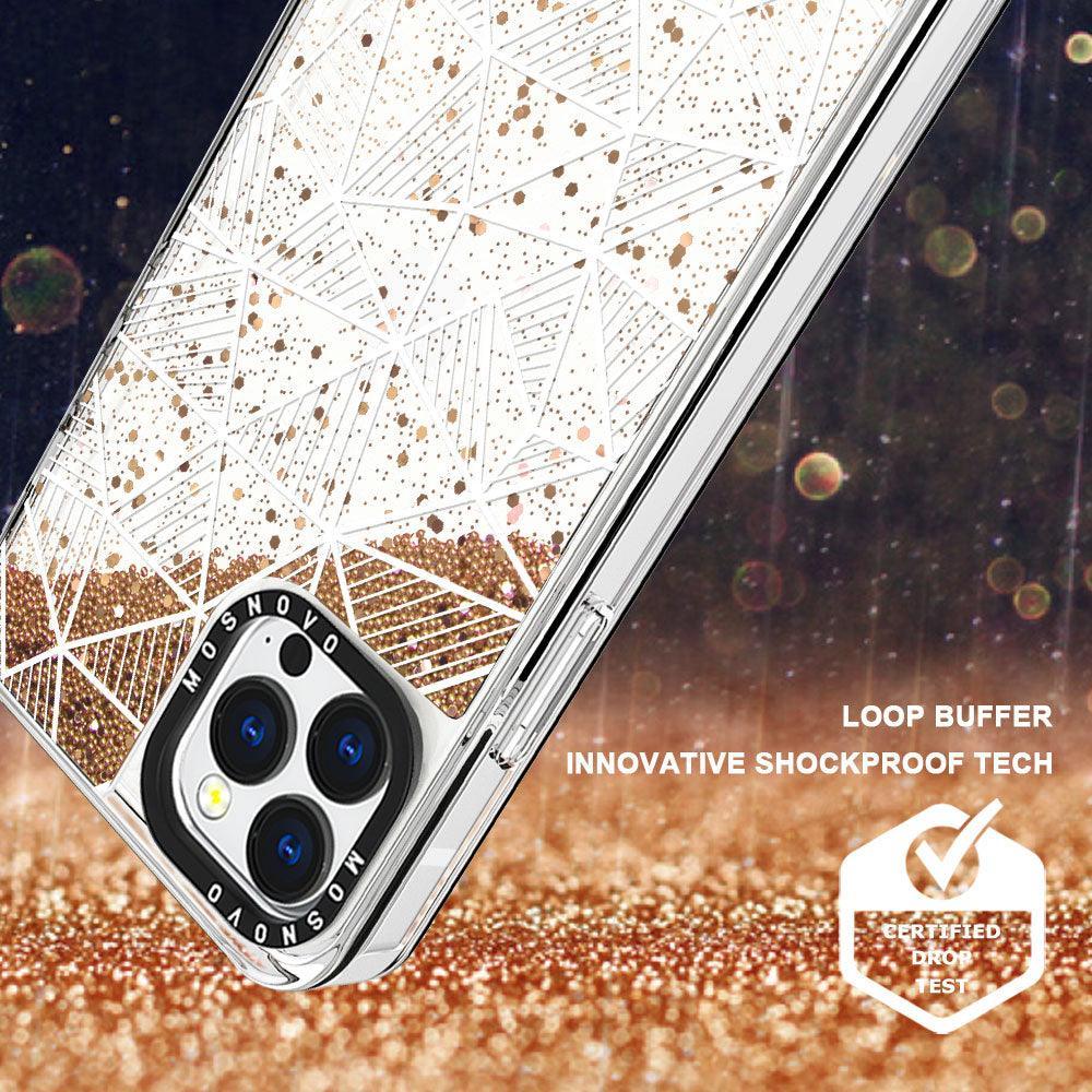 3D Bargraph Glitter Phone Case - iPhone 13 Pro Case - MOSNOVO