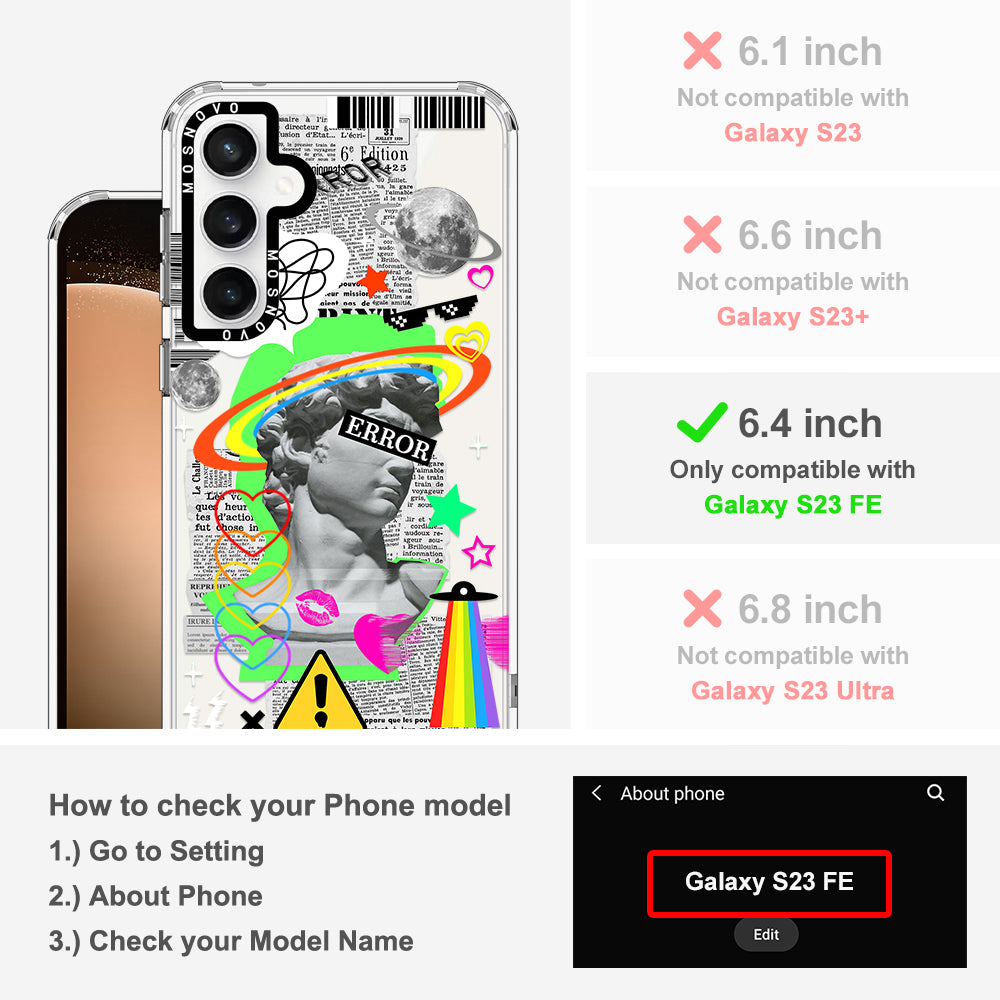 Error Statue Art Phone Case - Samsung Galaxy S23 FE Case