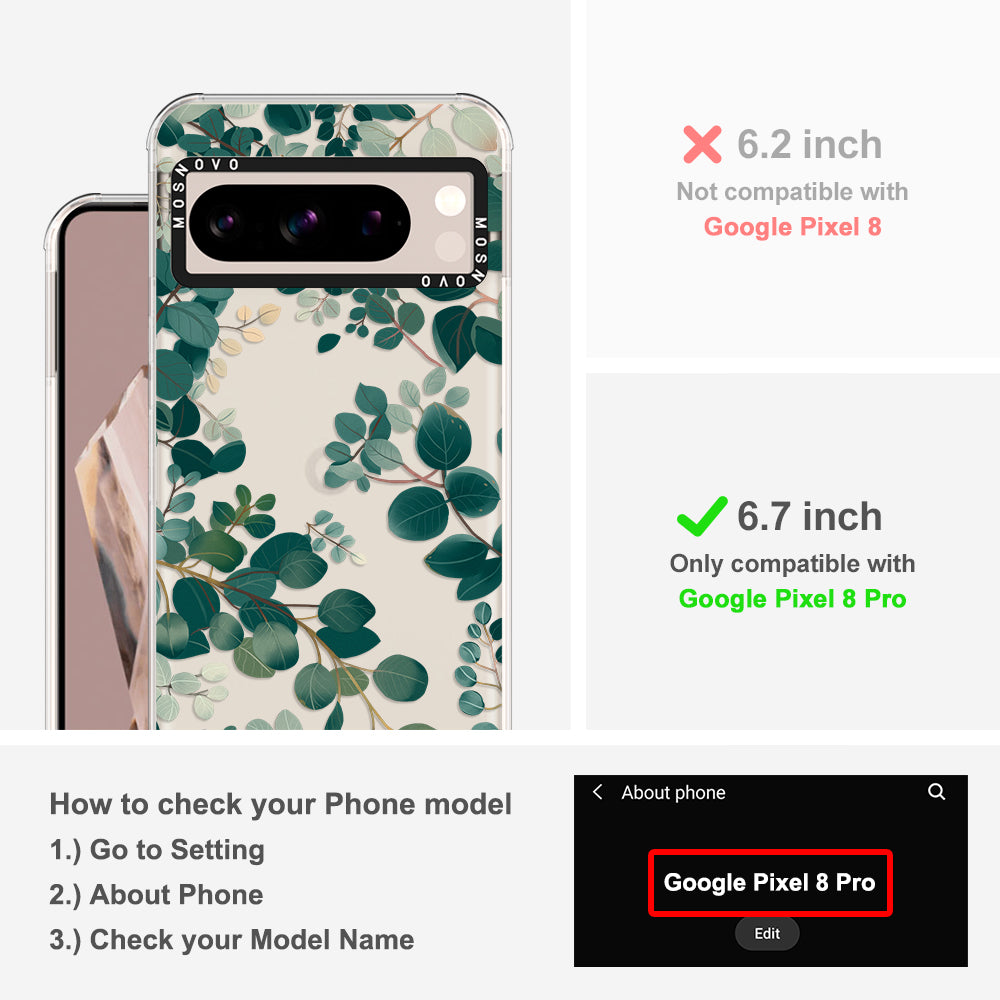 Eucalyptus Phone Case - Google Pixel 8 Pro Case - MOSNOVO
