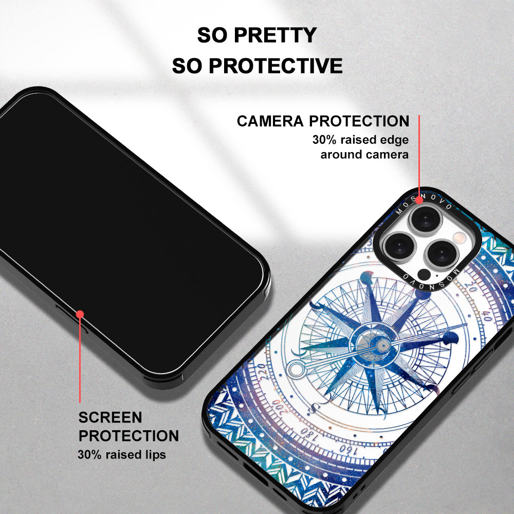 Galaxy Compass Phone Case - iPhone 15 Pro Max Case - MOSNOVO