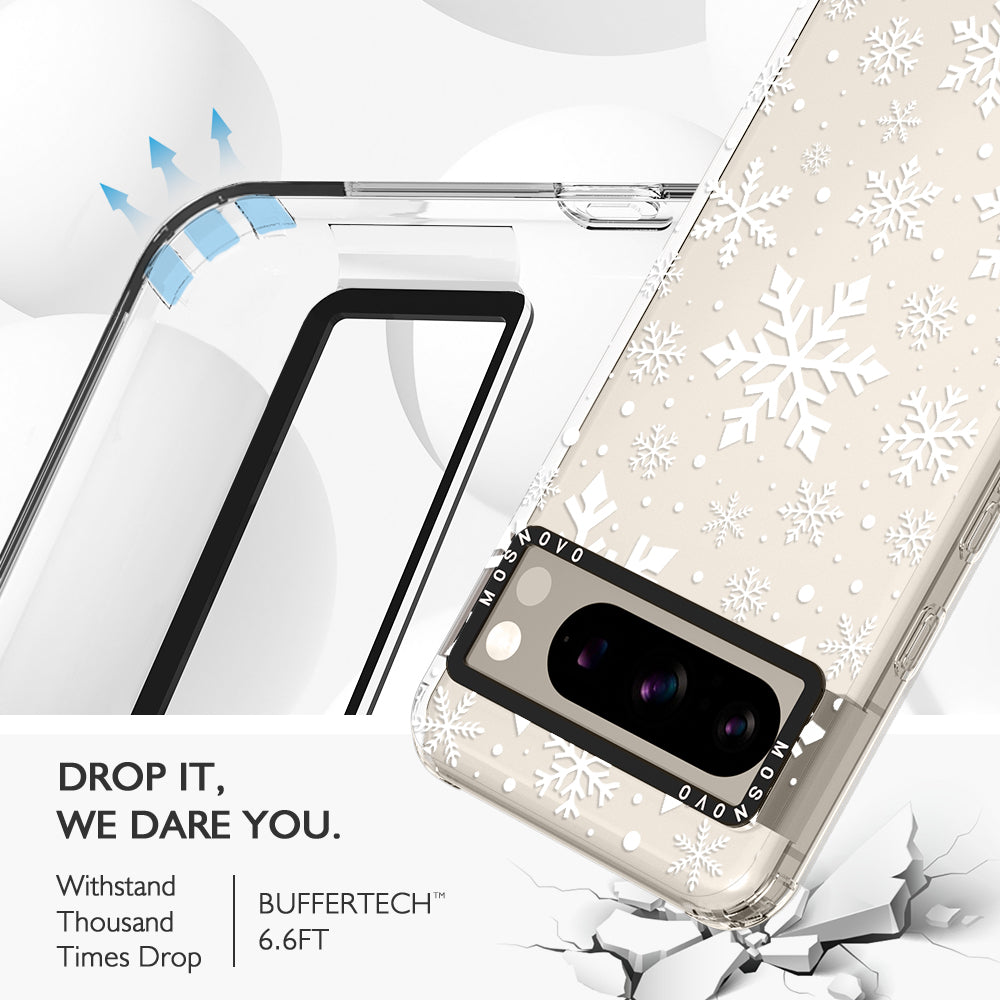 Snowflake Phone Case - Google Pixel 8 Pro Case - MOSNOVO