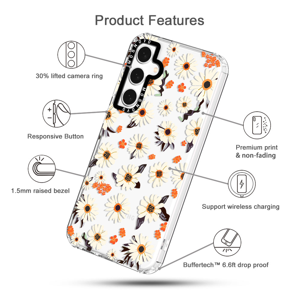 Spring Daisy Phone Case - Samsung Galaxy S23 FE Case