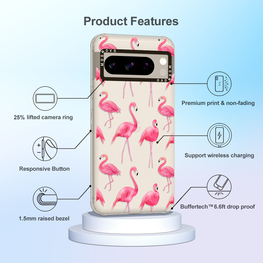 Flamingo Phone Case - Google Pixel 8 Pro Case - MOSNOVO