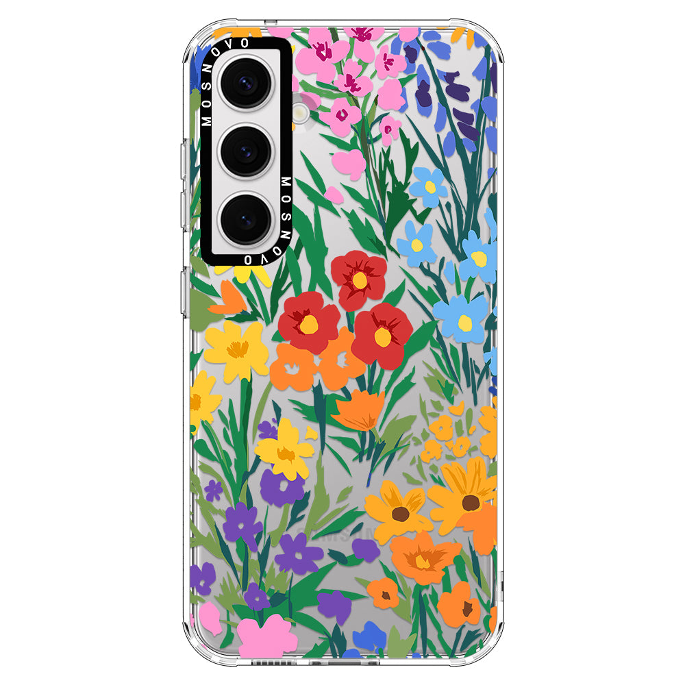 Spring Botanical Flower Phone Case - Samsung Galaxy S24 Plus Case - MOSNOVO