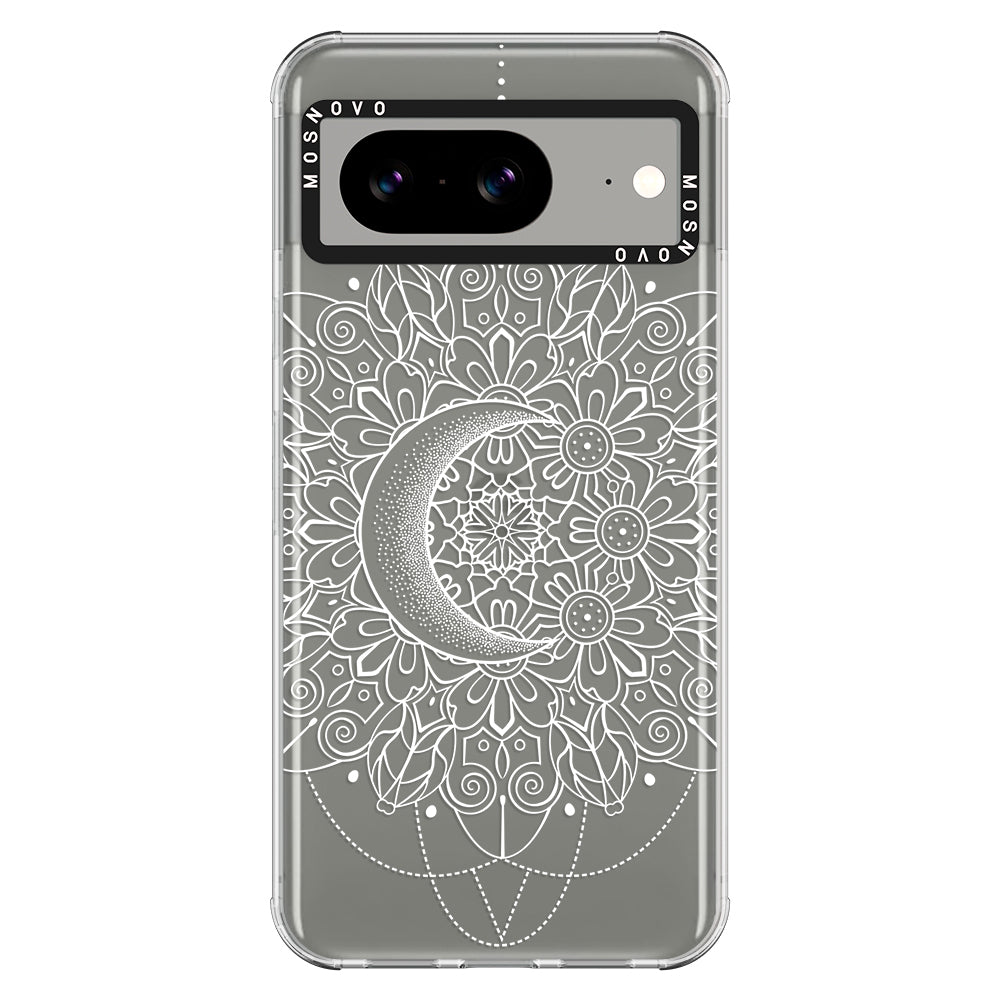 Celestial Moon Mandala Phone Case - Google Pixel 8 Case - MOSNOVO