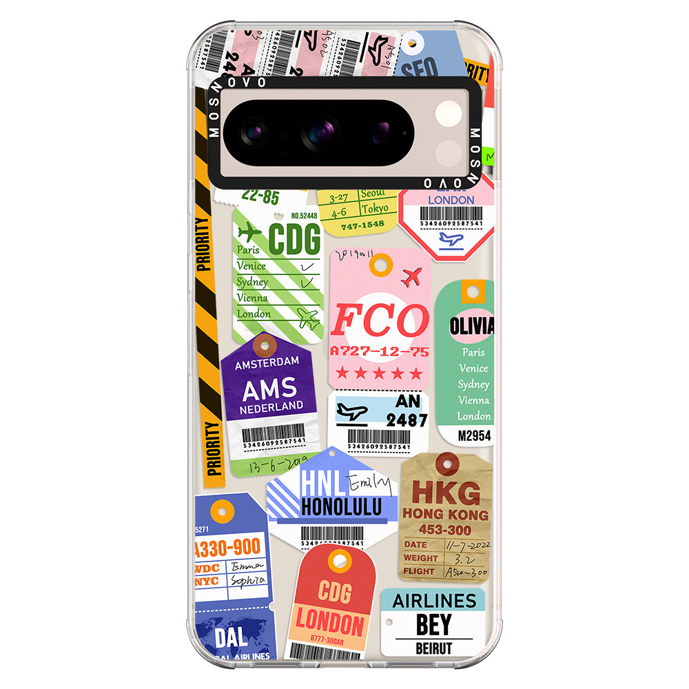 Ticket Label Phone Case - Google Pixel 8 Pro Case - MOSNOVO