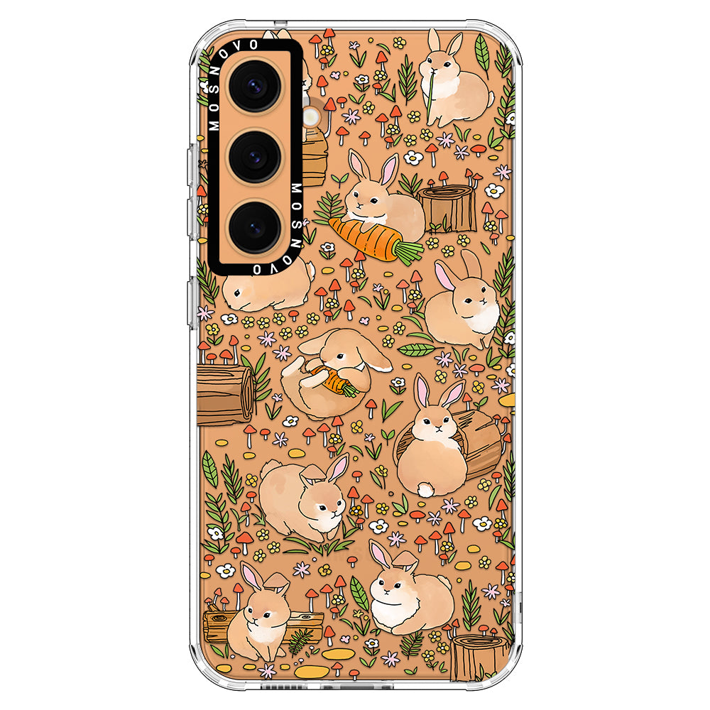 Bunny Garden Phone Case - Samsung Galaxy S24 Case - MOSNOVO
