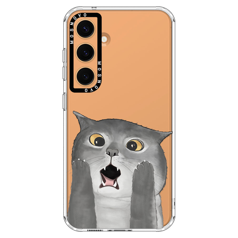 OMG Cat Phone Case - Samsung Galaxy S24 Case - MOSNOVO