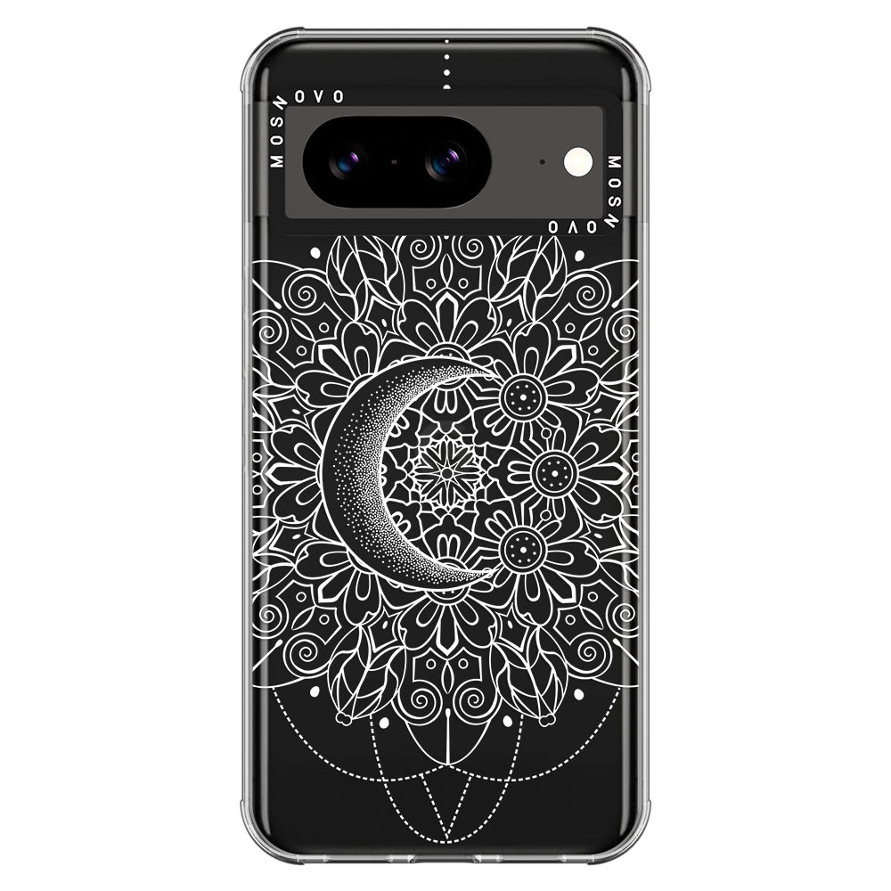 Celestial Moon Mandala Phone Case - Google Pixel 8 Case - MOSNOVO