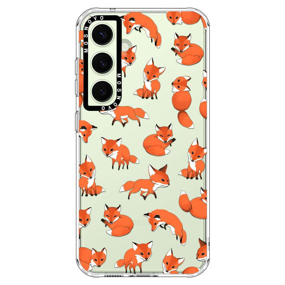 Cute Fox Phone Case - Samsung Galaxy S24 Plus Case - MOSNOVO