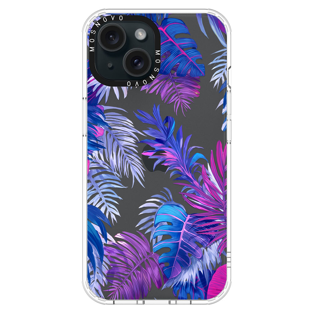 Fancy Palm Leaves Phone Case - iPhone 15 Plus Case - MOSNOVO