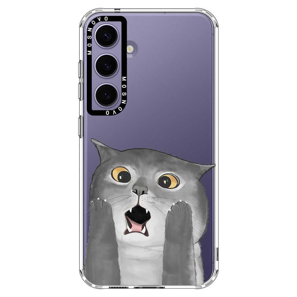 OMG Cat Phone Case - Samsung Galaxy S24 Case - MOSNOVO