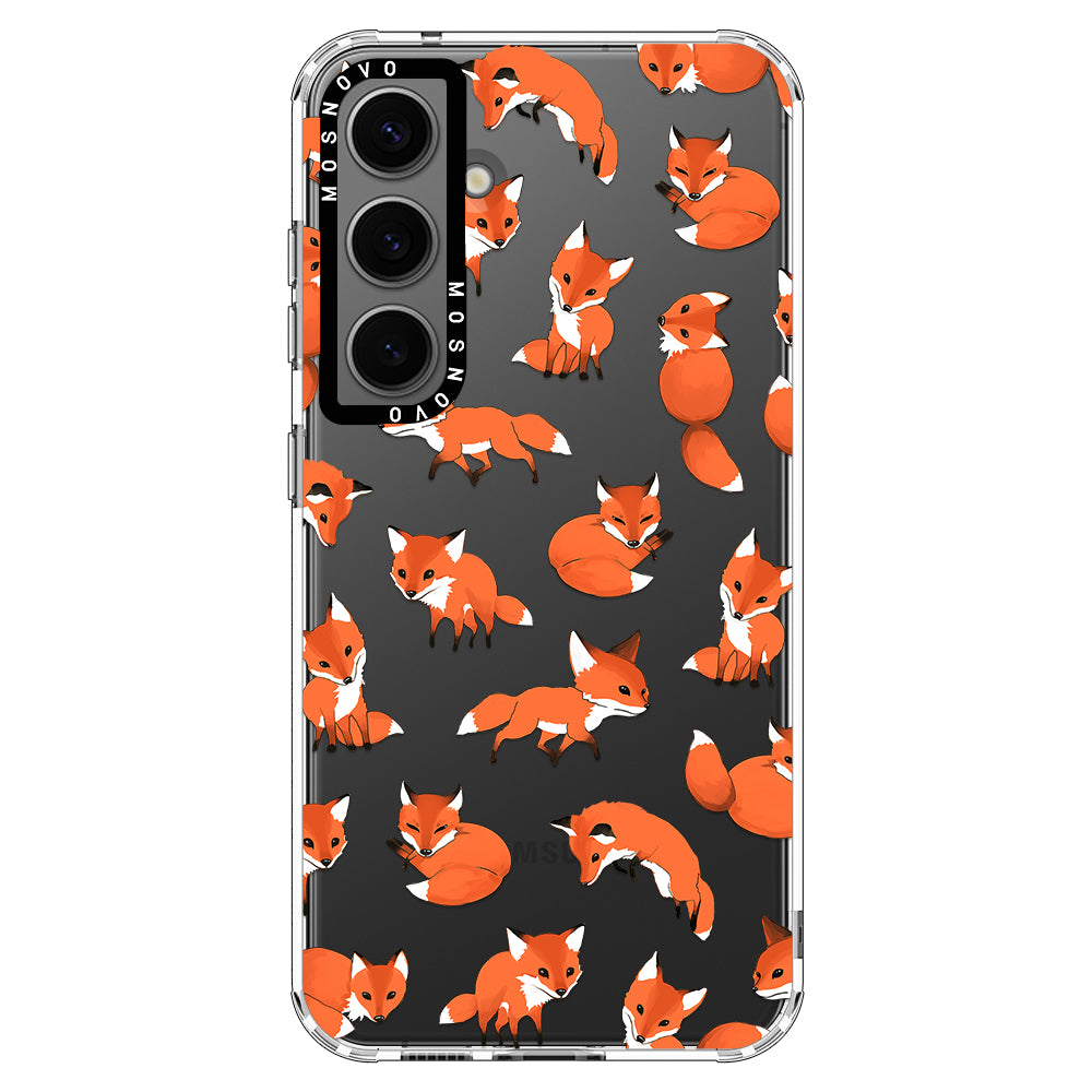 Cute Fox Phone Case - Samsung Galaxy S24 Plus Case - MOSNOVO