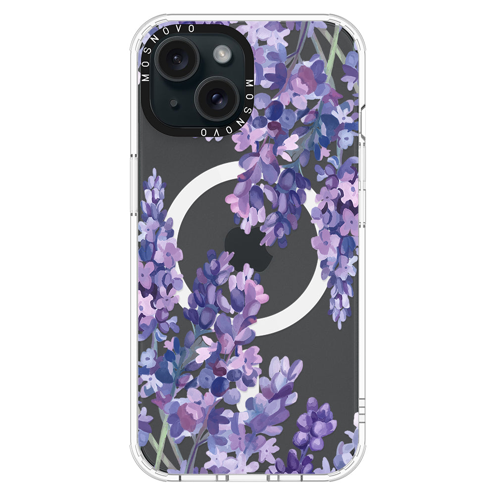 Lavender Phone Case - iPhone 15 Plus Case - MOSNOVO