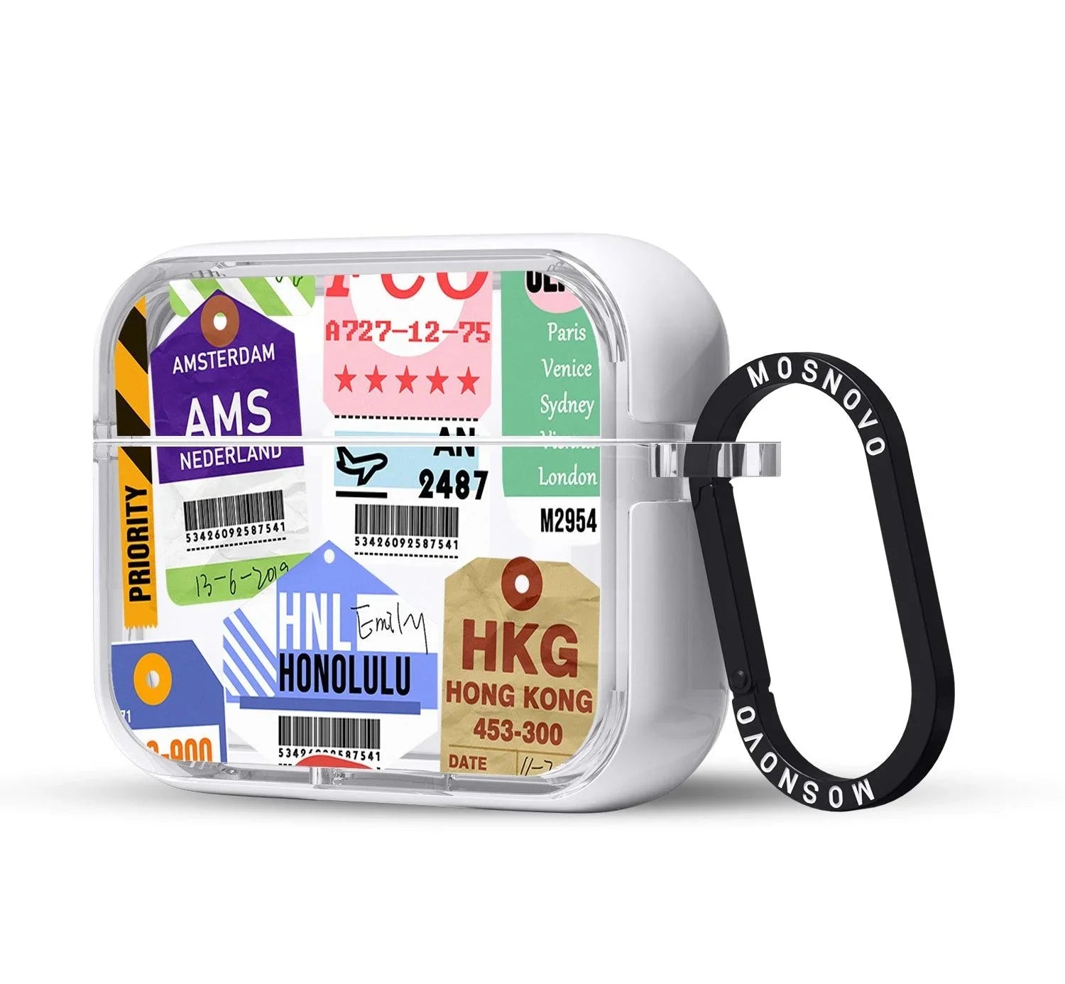 Air Ticket Labels AirPods Pro 2 Case (2nd Generation) – MOSNOVO