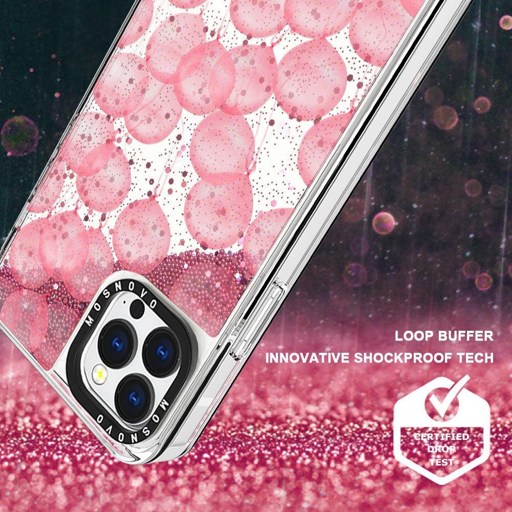 Ballons Glitter Phone Case - iPhone 13 Pro Max Case - MOSNOVO