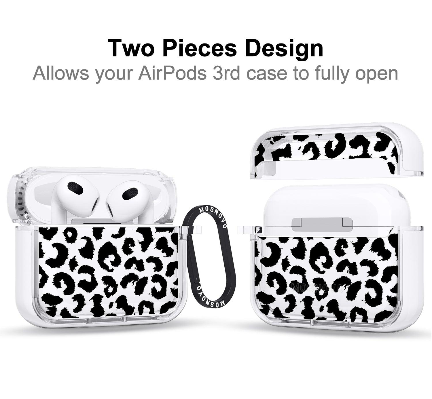 Black Leopard AirPods 3 Case (3rd Generation) - MOSNOVO