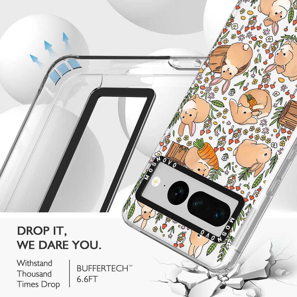 Bunny Garden Phone Case - Google Pixel 7 Pro Case - MOSNOVO