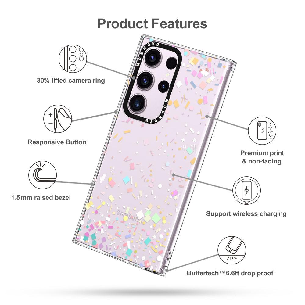 Confetti Phone Case - Samsung Galaxy S23 Ultra Case - MOSNOVO