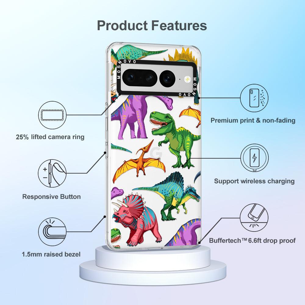 Dinosaur World Phone Case - Google Pixel 7 Pro Case - MOSNOVO