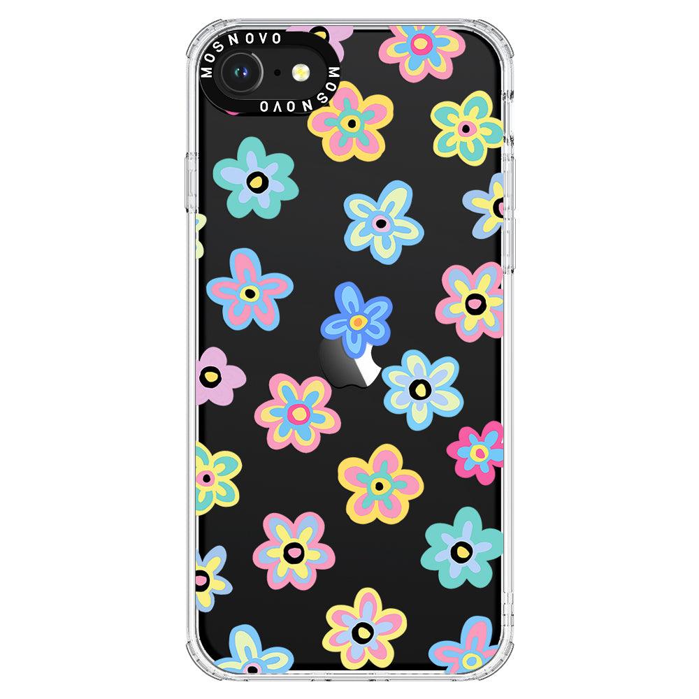 Groovy Flower Phone Case - iPhone SE 2020 Case - MOSNOVO