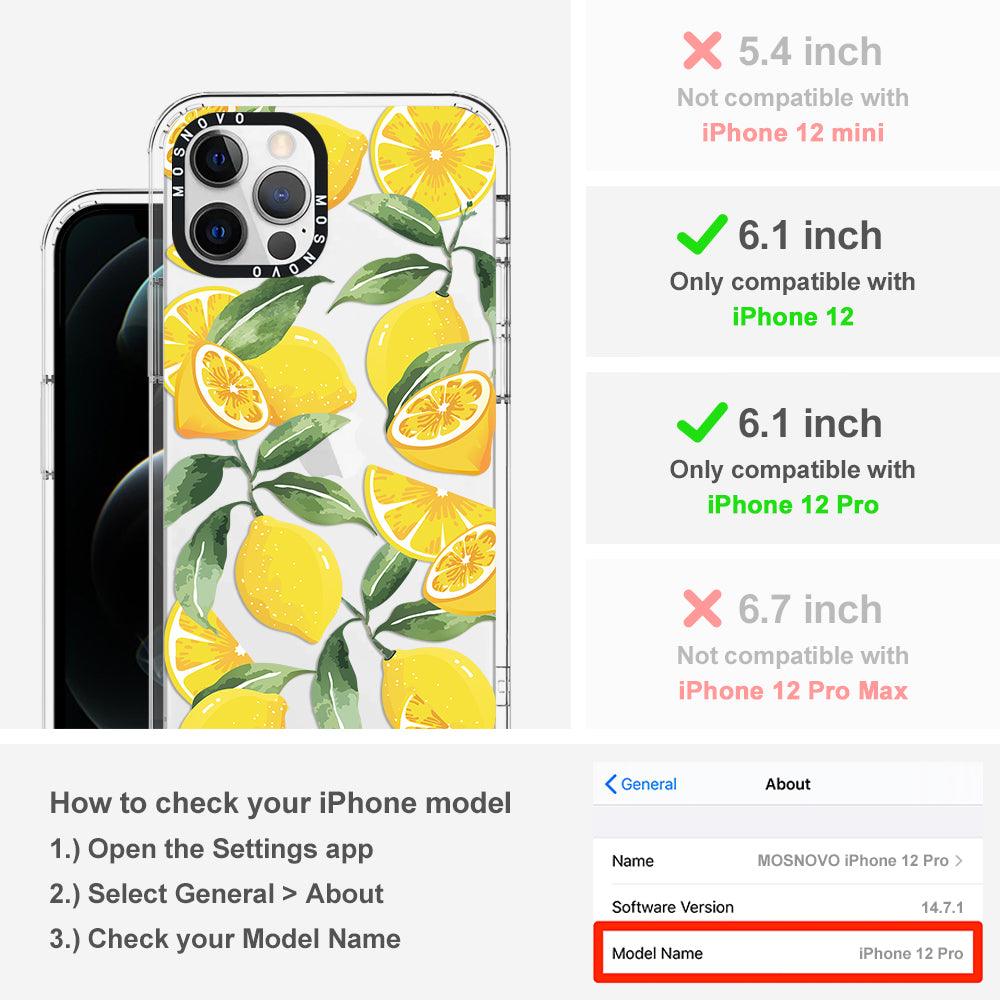 Lemon Phone Case - iPhone 12 Pro Case - MOSNOVO