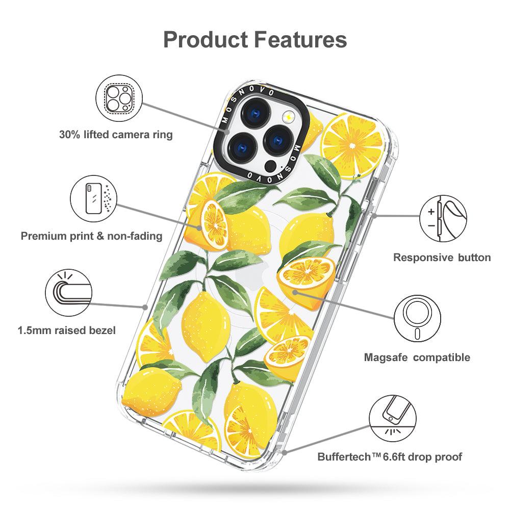 Lemon Phone Case - iPhone 13 Pro Max Case - MOSNOVO