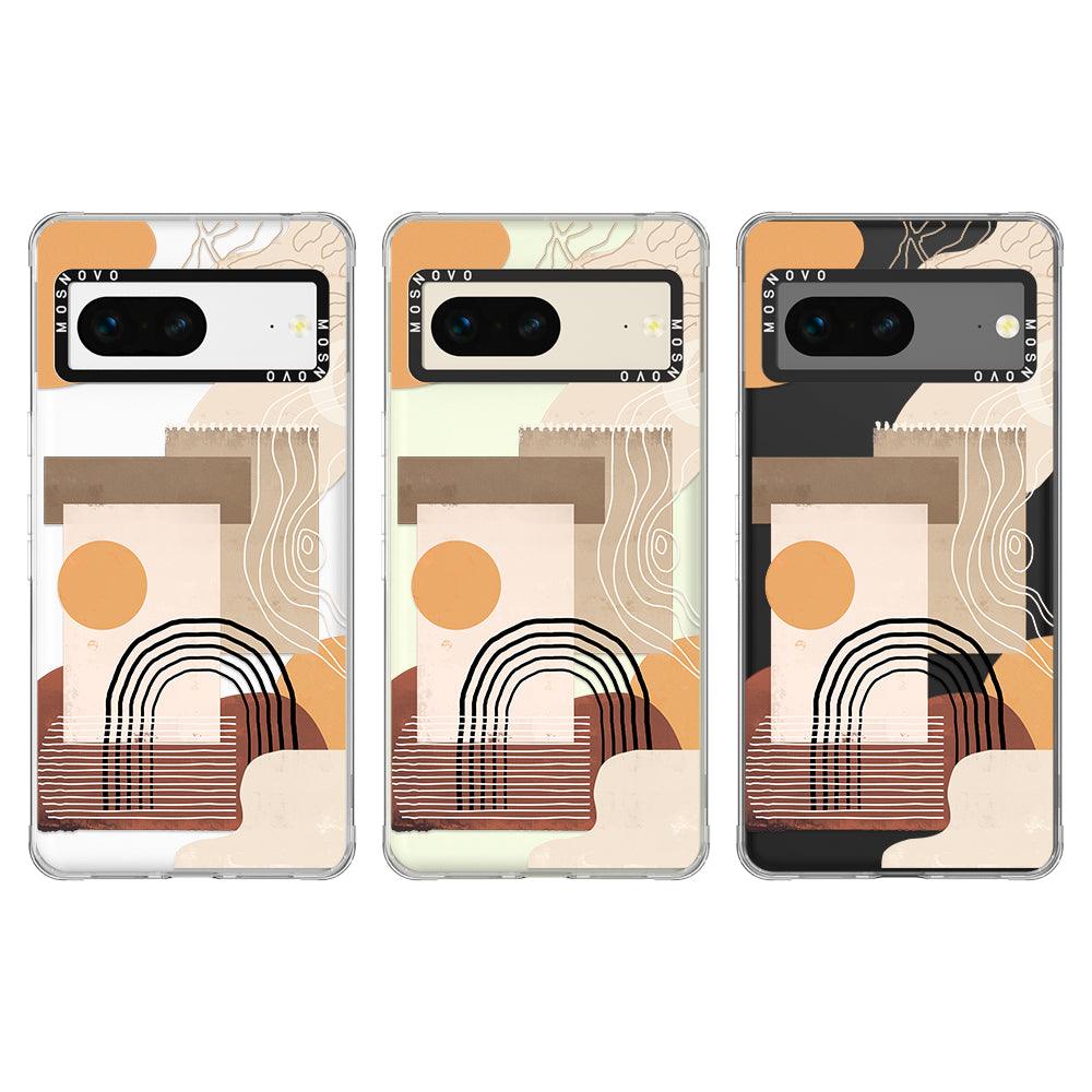 Minimalist Abstract Art Phone Case - Google Pixel 7 Case - MOSNOVO