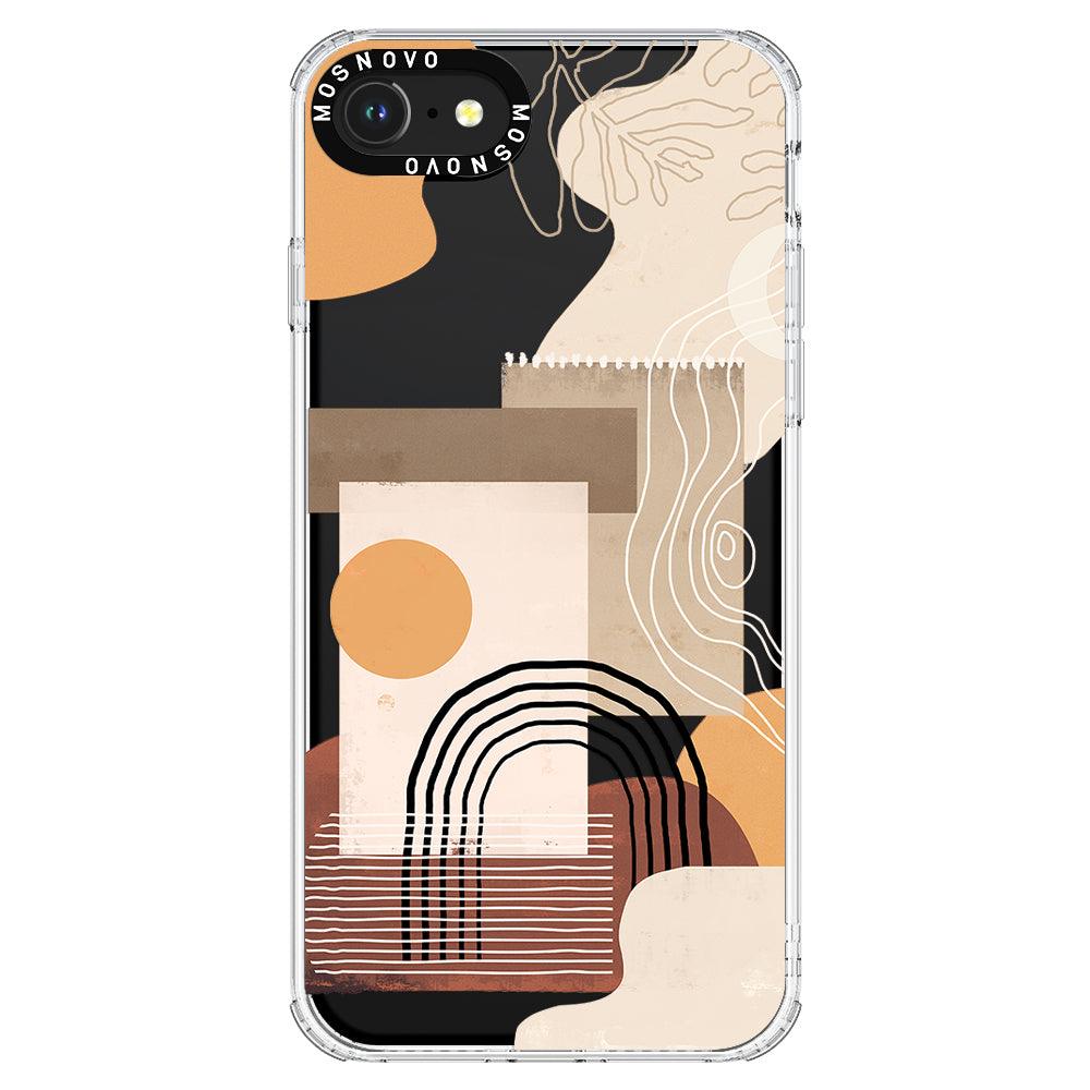 Minimalist Abstract Art Phone Case - iPhone SE 2022 Case - MOSNOVO