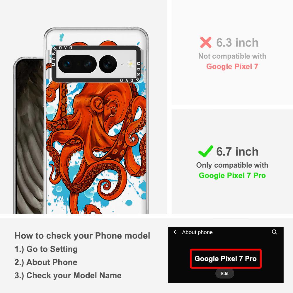 Octupus Phone Case - Google Pixel 7 Pro Case - MOSNOVO