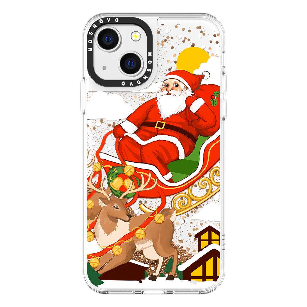 Santa Claus Glitter Phone Case - iPhone 13 Case - MOSNOVO