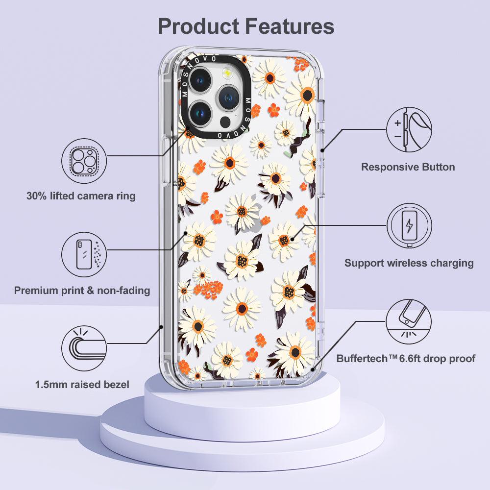 Spring Daisy Phone Case - iPhone 12 Pro Max Case - MOSNOVO