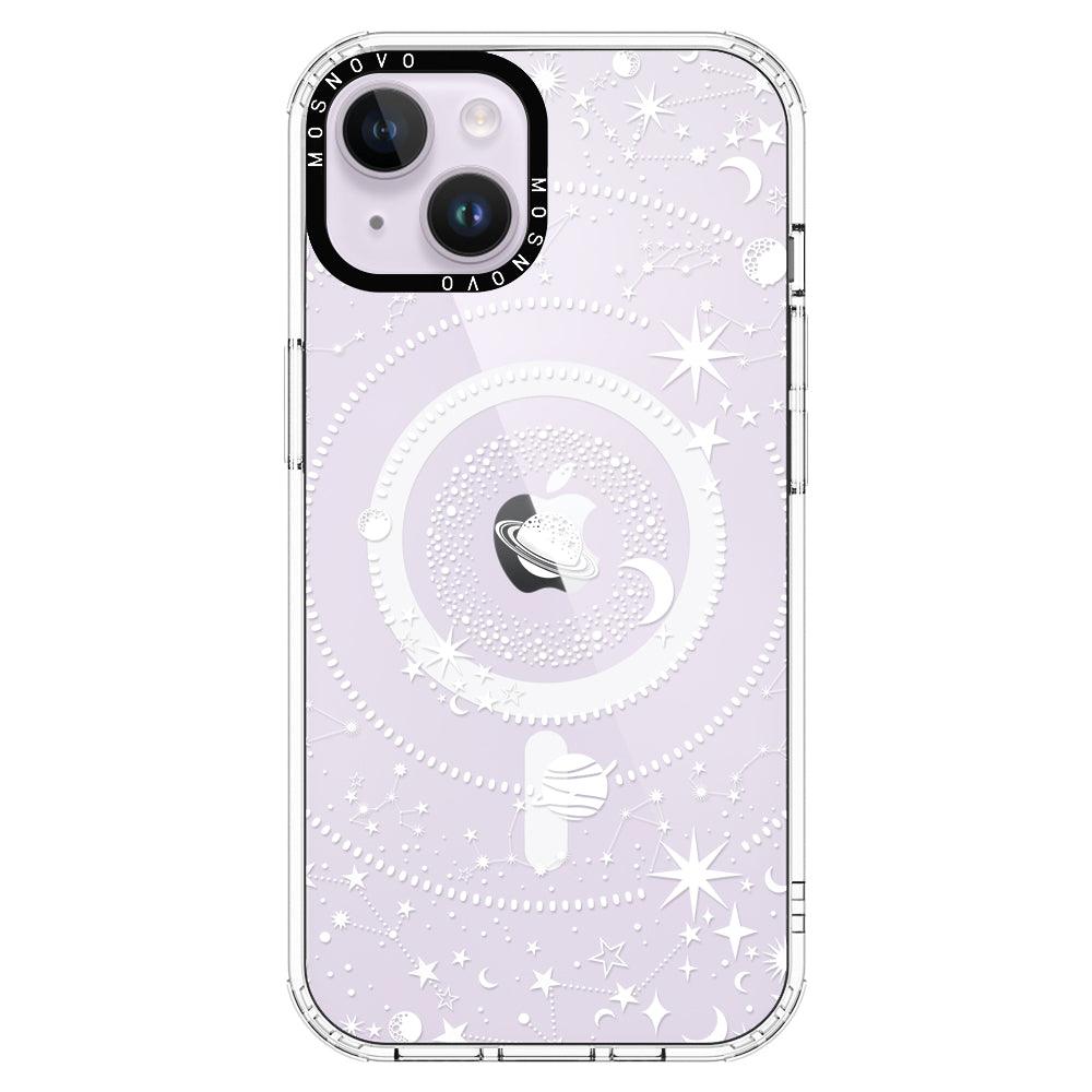 White Galaxy Phone Case - iPhone 14 Case - MOSNOVO