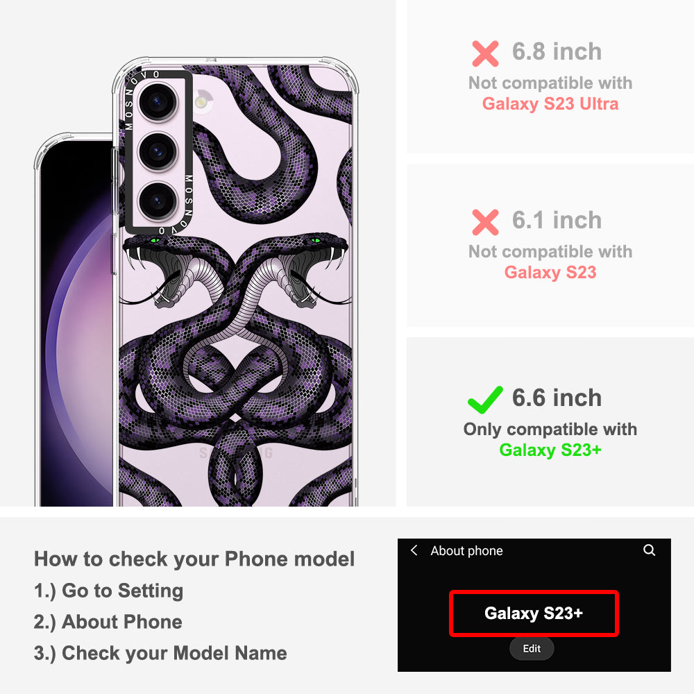 Mystery Snake Phone Case - Samsung Galaxy S23 Plus Case
