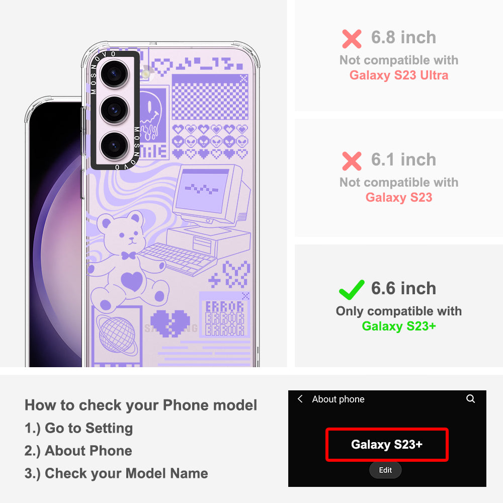 Y2K Aesthetic Phone Case - Samsung Galaxy S23 Plus Case