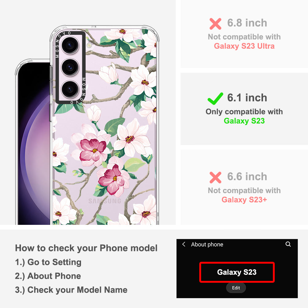 Magnolia Phone Case - Samsung Galaxy S23 Case